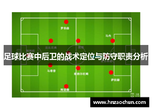 足球比赛中后卫的战术定位与防守职责分析